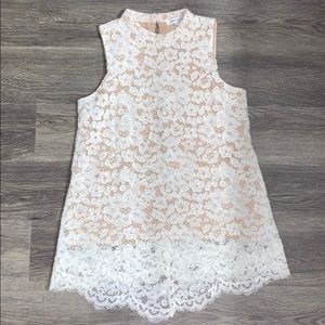 Rose + Olive Lace Top